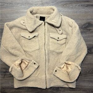 Forever 21 Beige Teddy Jacket